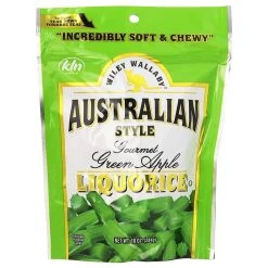 Wiley Wallaby Green Apple Liquorice, 121112, 10 OZ
