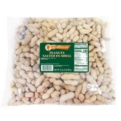 Eillien's Salted IN Shell Peanuts, 303495, 32 OZ