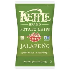Kettle Brand Jalapeno Potato Chips, 5 OZ
