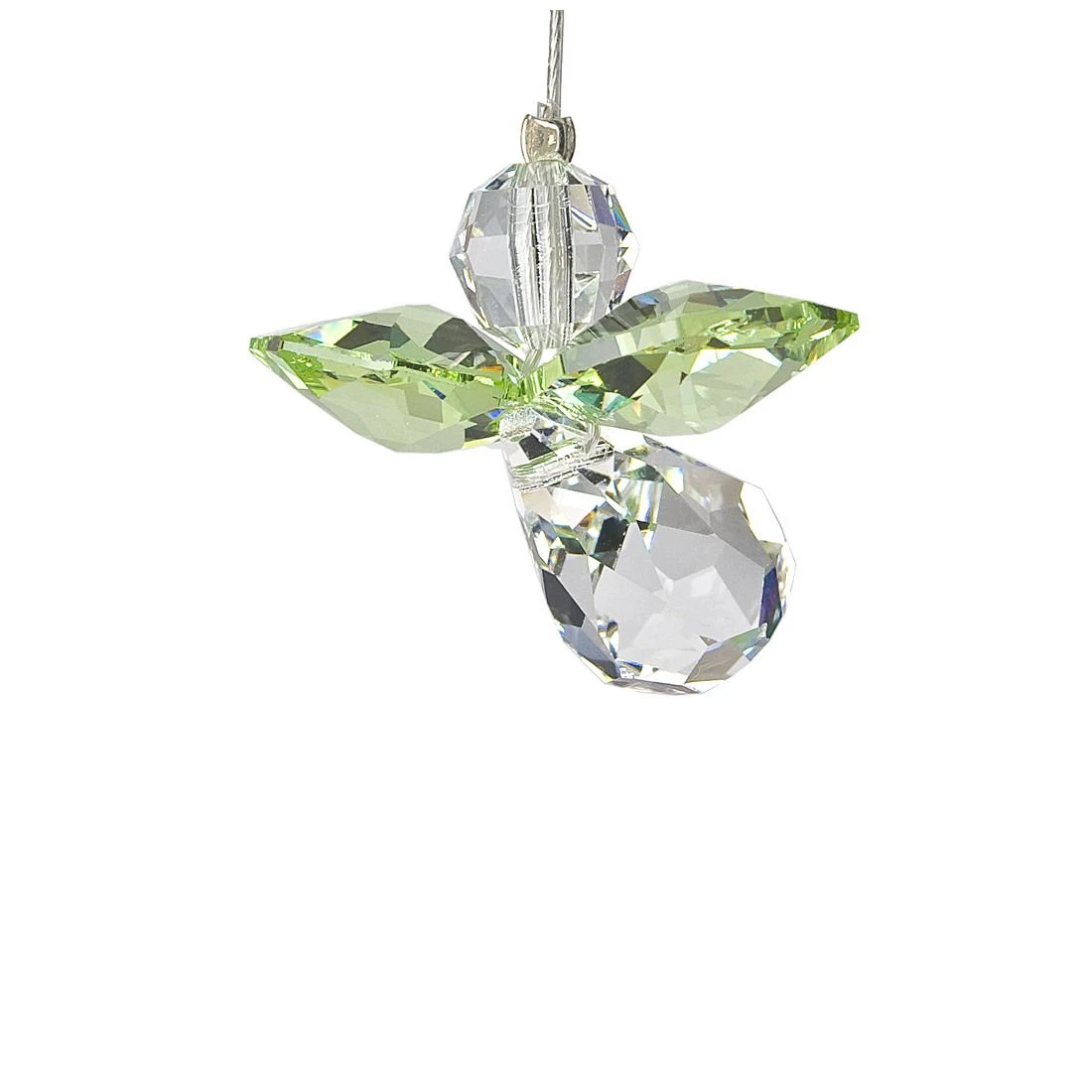 Woodstock Chimes Crystal Guardian Angel - Peridot, CGPE