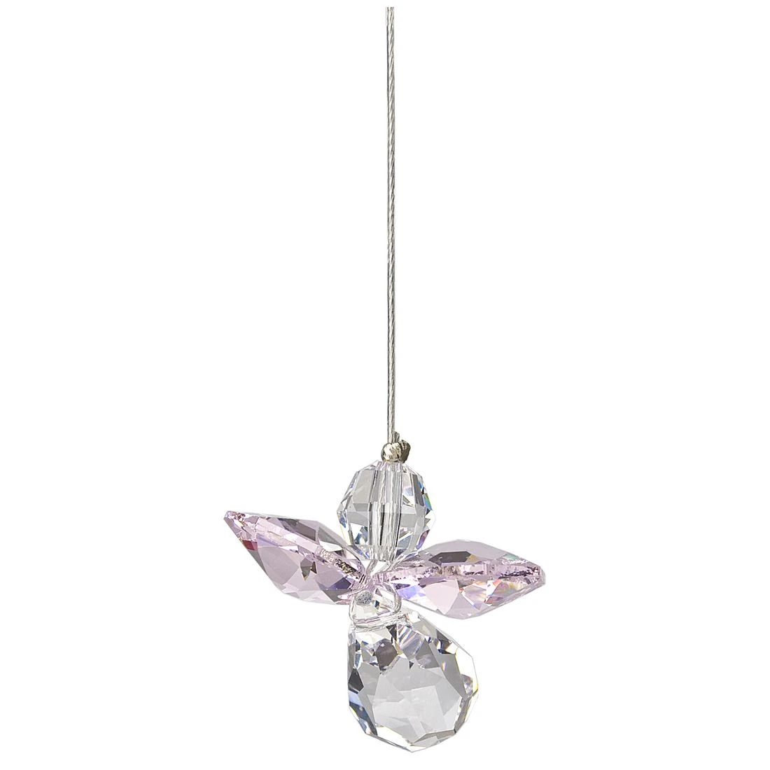 Woodstock Chimes Crystal Guardian Angel - Rose, CGRO - Image 2