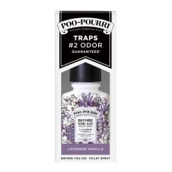 Poo-Pourri Lavender Vanilla Boxed Toilet Spray, SET-2OZ-LV-V1, White / Black