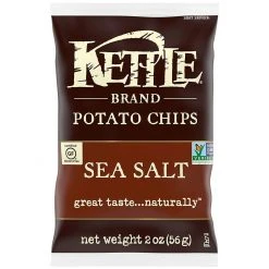 Kettle Foods Kettle Chips Sea Salt, 790109516, 2 OZ