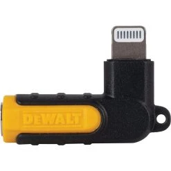 DEWALT Lightning Audio Adapter 90 Degree, 190 9037 DW2