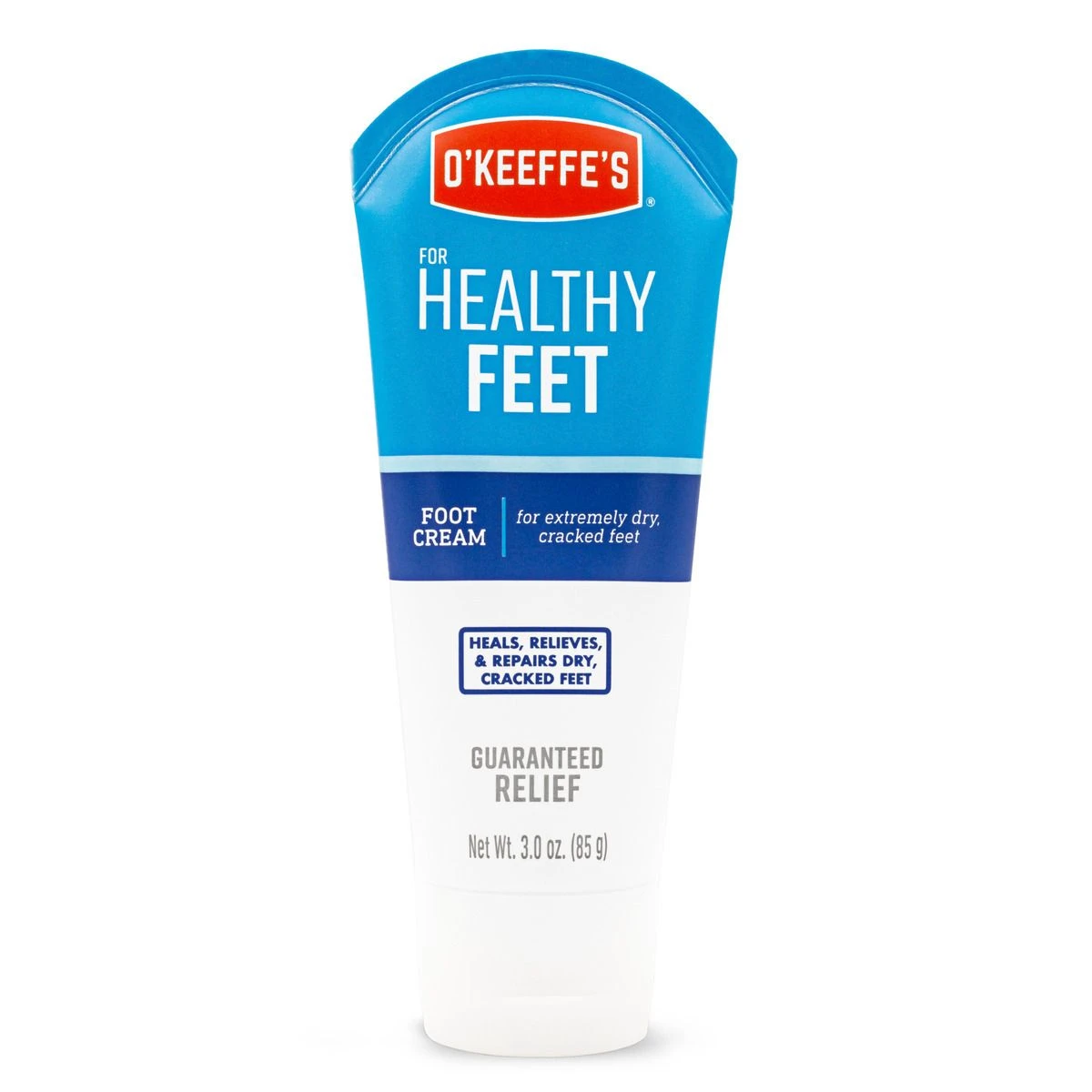 O'keeffe's Healthy Feet Foot Cream Tube, K0280001, White, 3 OZ