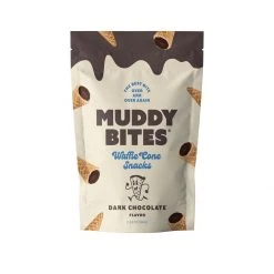 Muddy Bites Dark Chocolate Filled Bite Size Waffle Cones, MB-DARK-2, 2.33 OZ