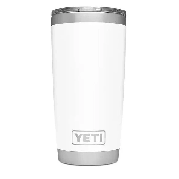 Yeti Rambler Tumbler with MagSlider Lid, White, 21070060025, 20 OZ