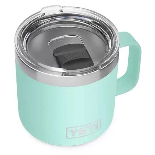 Yeti Rambler Mug with MagSlider Lid, Seafoam, 21071500595, 14 OZ - Image 2