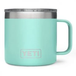 Yeti Rambler Mug with MagSlider Lid, Seafoam, 21071500595, 14 OZ