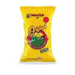 Dakota Style Original Kettle Chips, 10080, 8 OZ