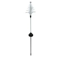 Alpine Solar Fiber Optic Tree with Motion LEDs, QLP212BB