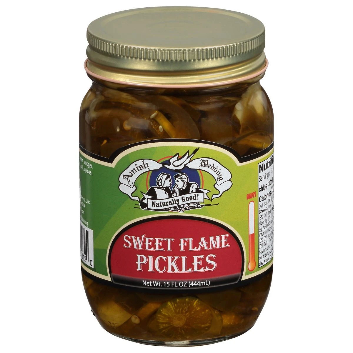 Amish Wedding Sweet Flame Pickles, 539930, 1 Pint